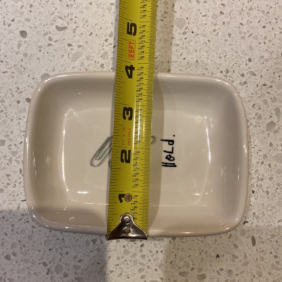 Set of 2 Dishes Holder for Paper Clips Elastic Knick Knacks - Picture 7 of 8